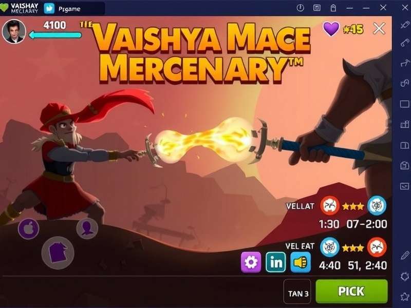 Intense Mace Combat in Vaishya Mace Mercenary Vaishya Mace Mercenary Gameplay